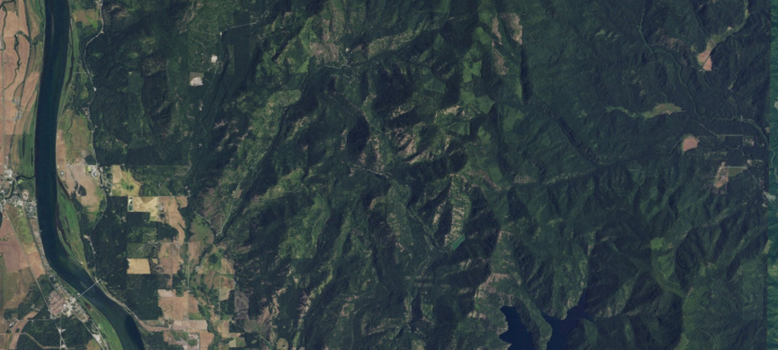 Map of Cooks Lake