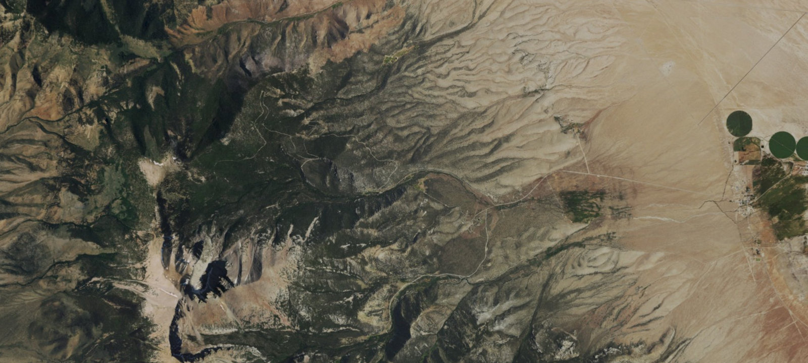 Map of Lower Lehman Creek Campground