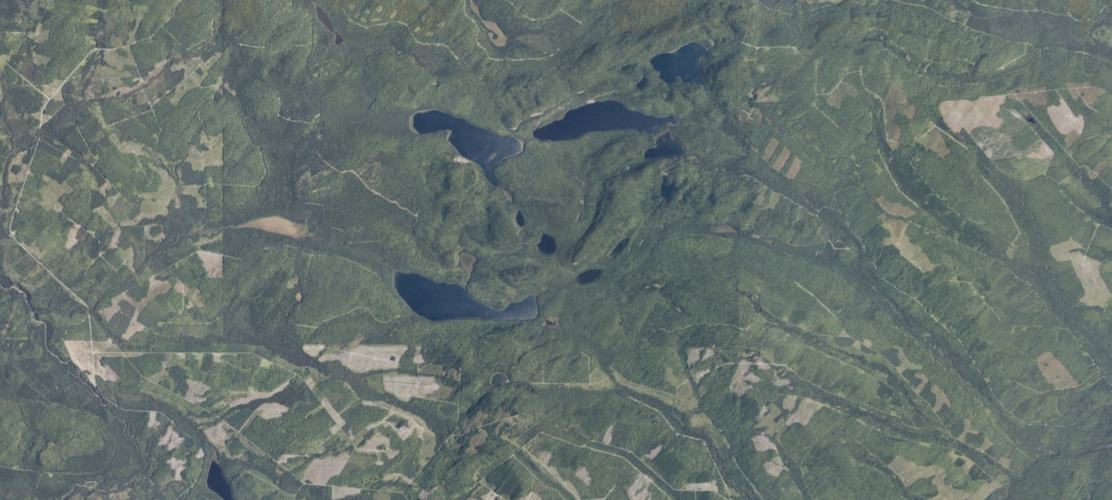 Map of Denny Pond