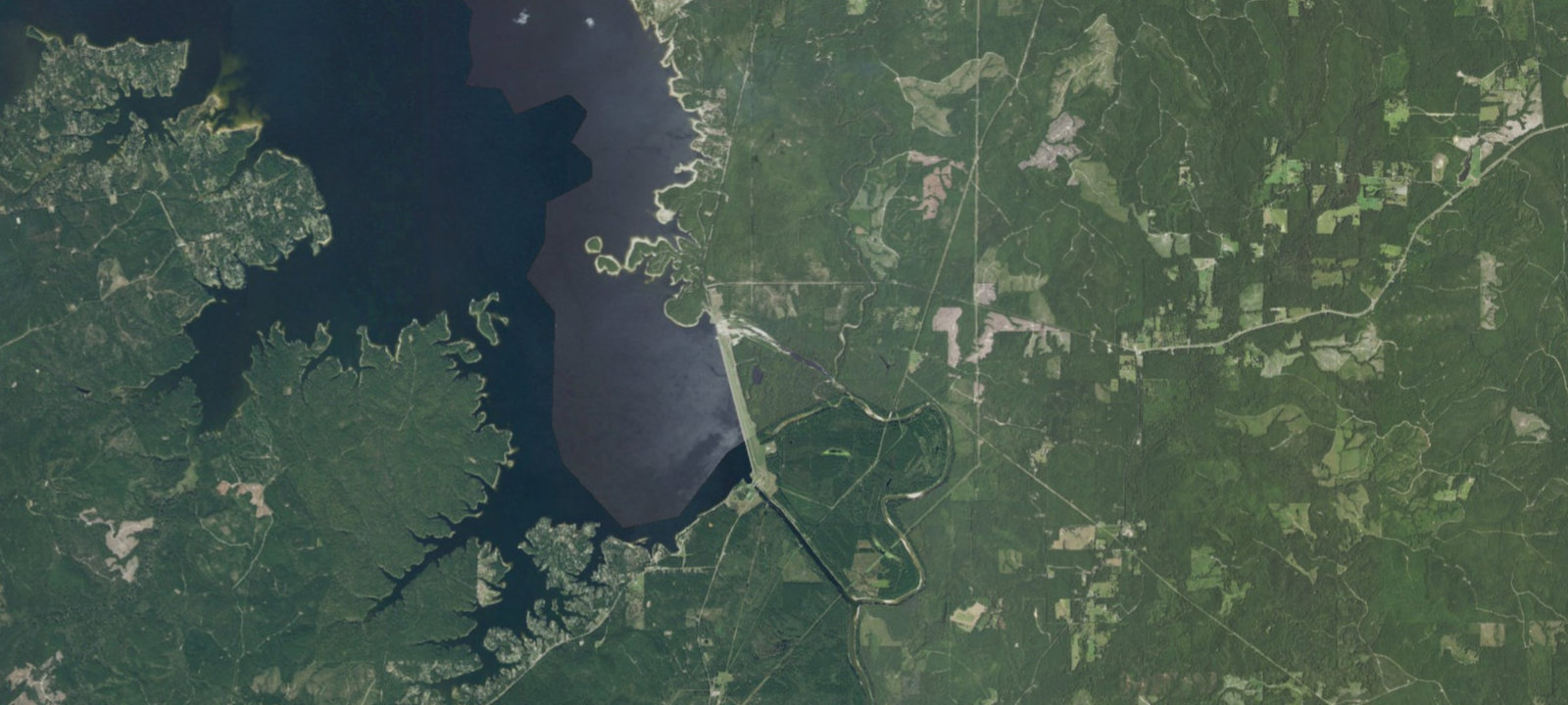 Map of Spillway Channel Recreation Area