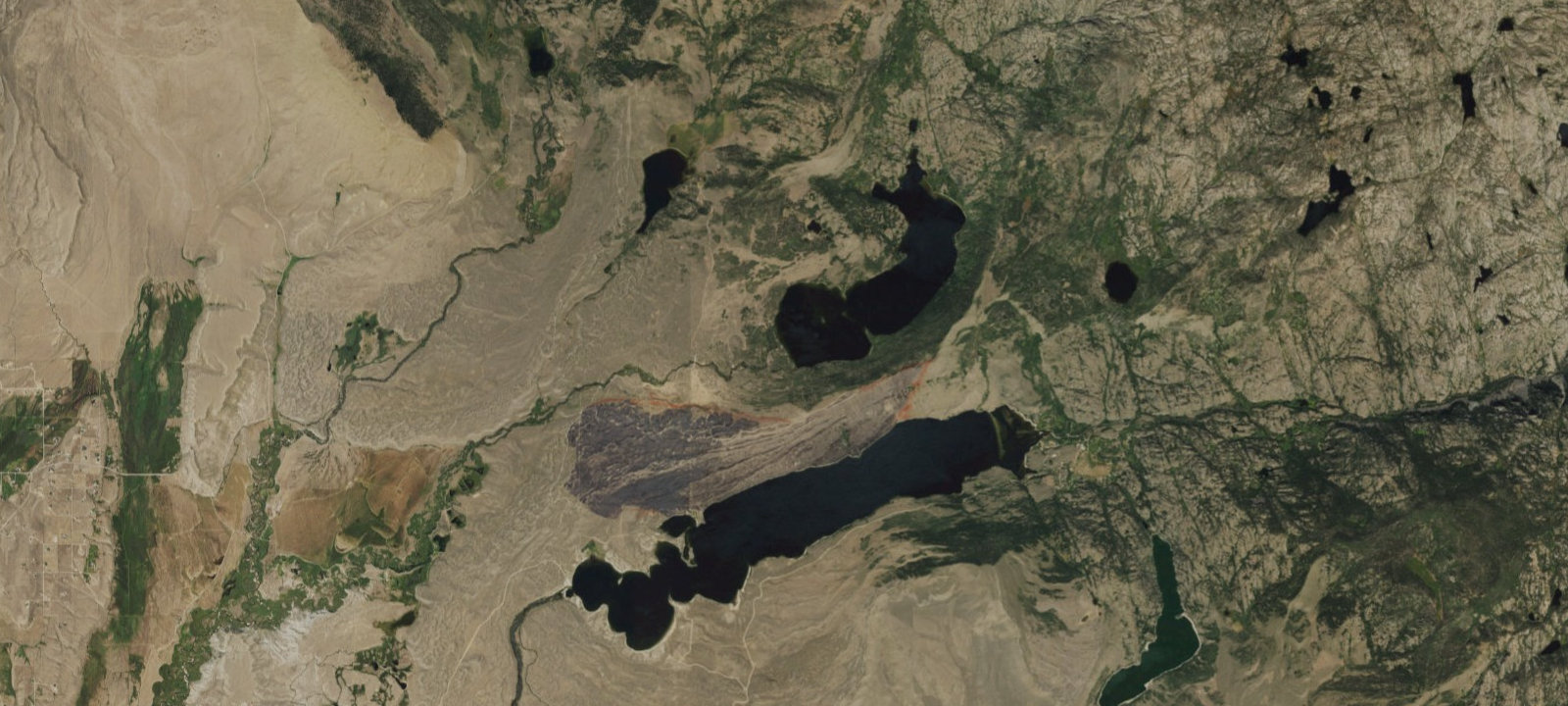 Map of Burnt Lake Trailhead