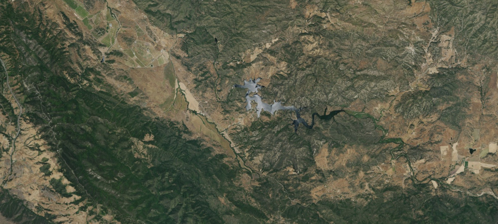 Map of Coyote Lake - Harvey Bear Ranch County Park