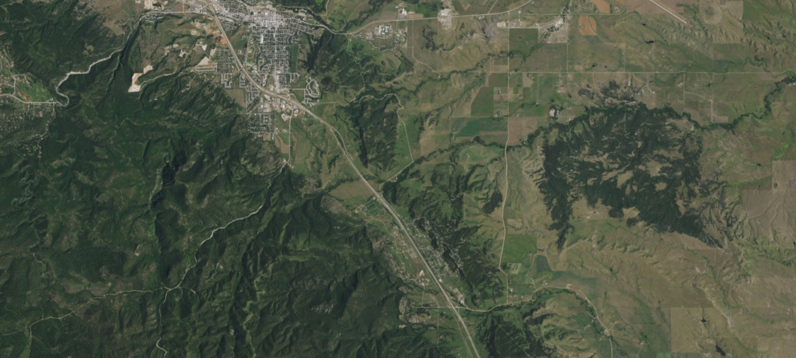 Map of Alkali Creek Camp Site