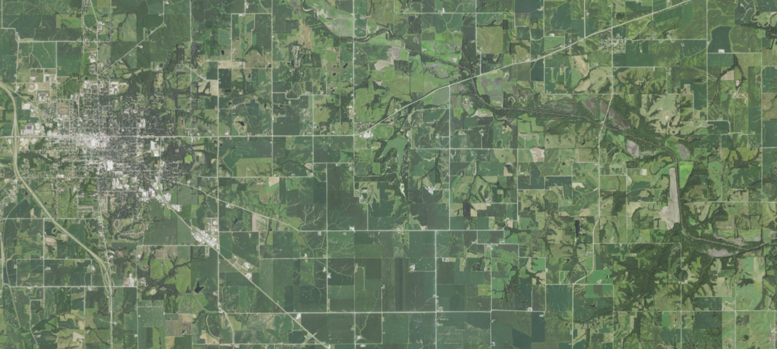 Map of Lake Keomah State Park Campground