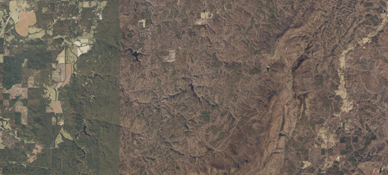 Map of Lake Chinnabee