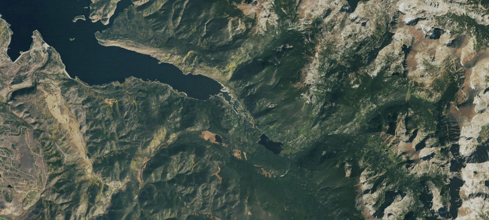 Map of Arapaho Bay