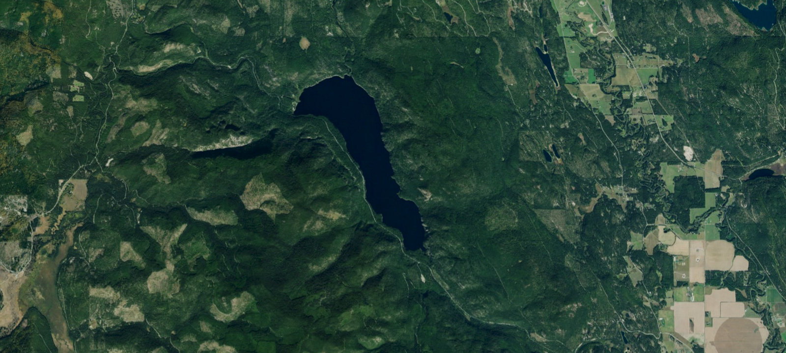 Map of Tally Lake Boat Site 2