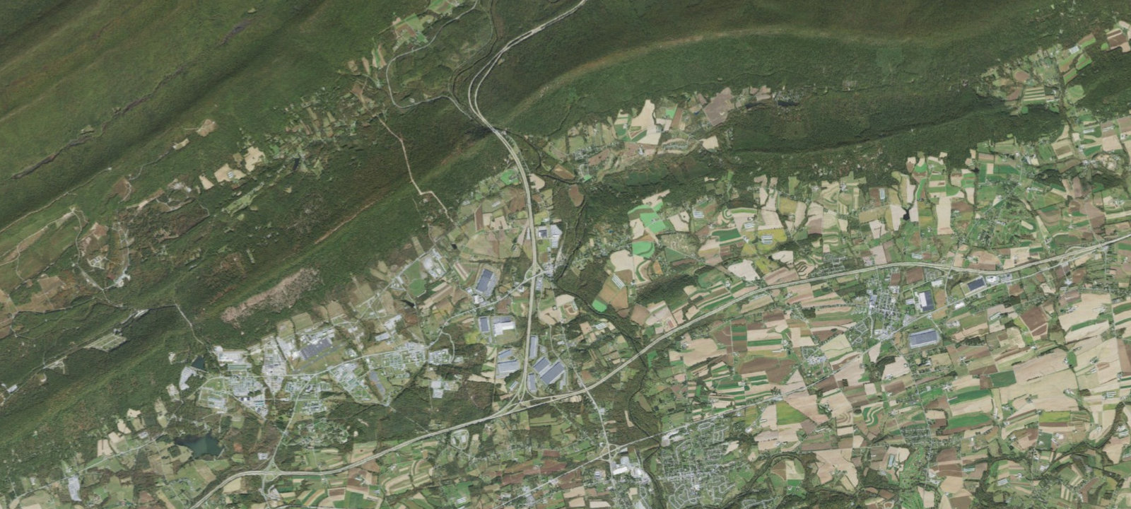 Map of Jonestown/Hershey NE KOA Journey