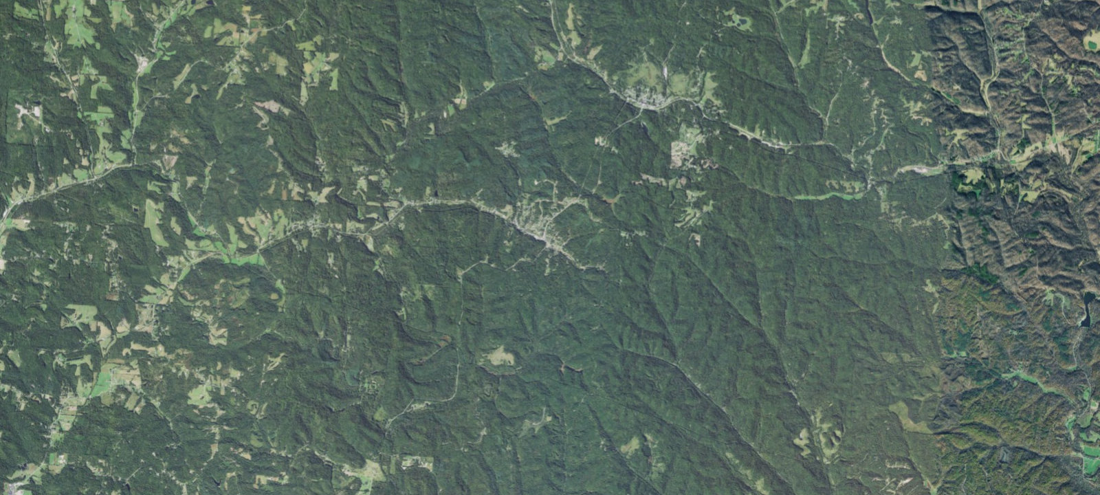 Map of Begley's Campground