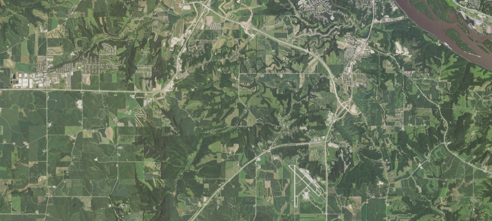 Map of Swiss Valley County Park Campground