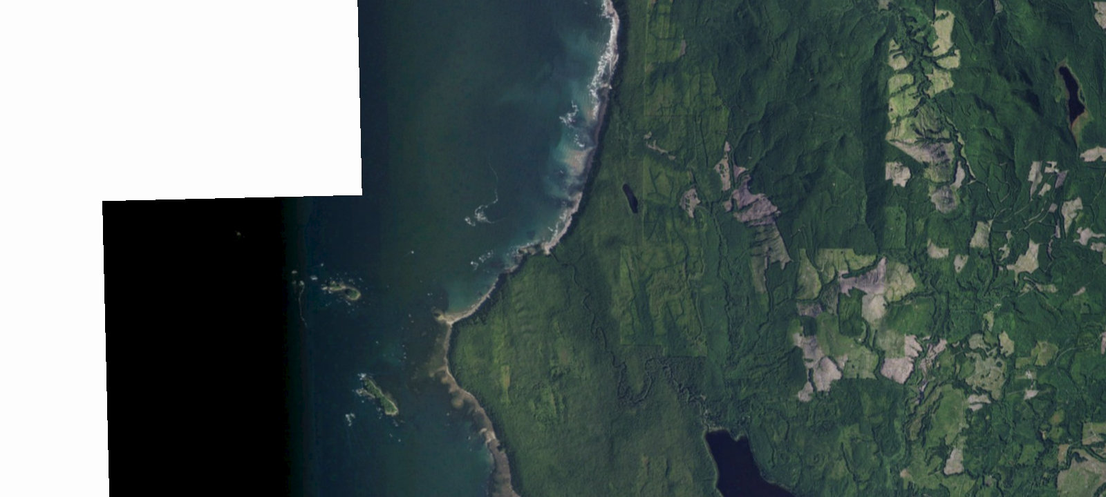 Map of North Ozette River