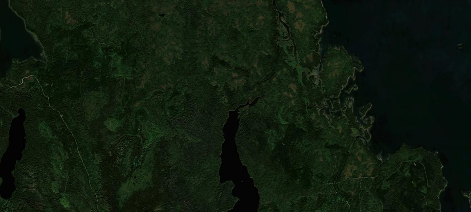Map of Salmon Bay Lake Cabin