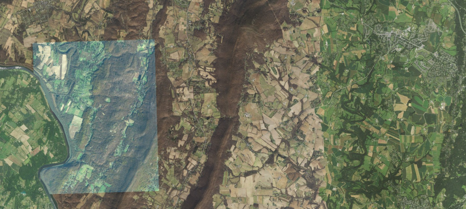 Map of Crampton Gap Shelter