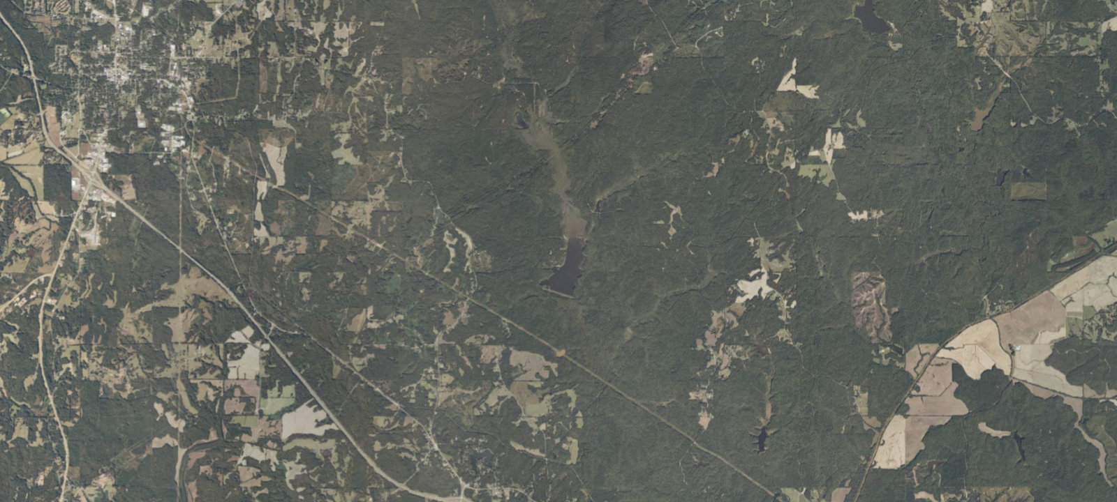 Map of Chewalla Lake Recreation Area
