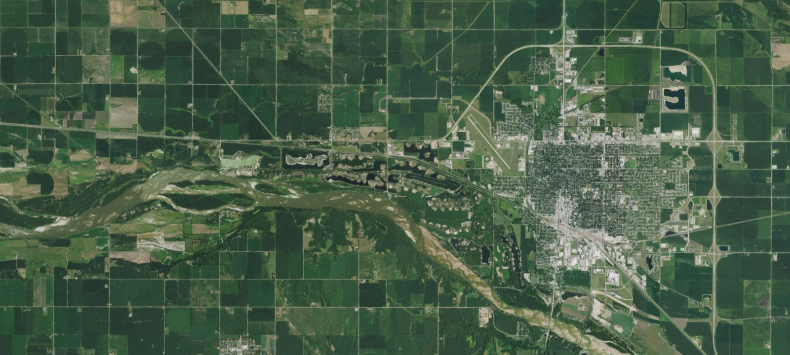 Map of 208