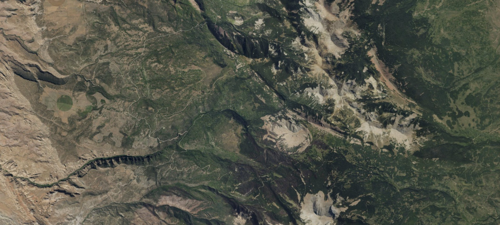 Map of Oowah Lake Campground