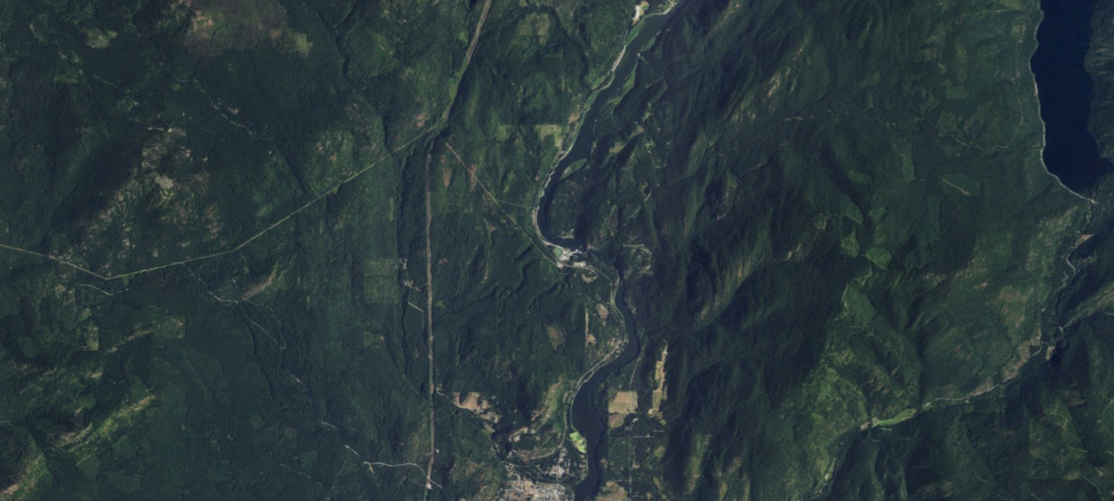 Map of Campbell Park at Box Canyon Dam