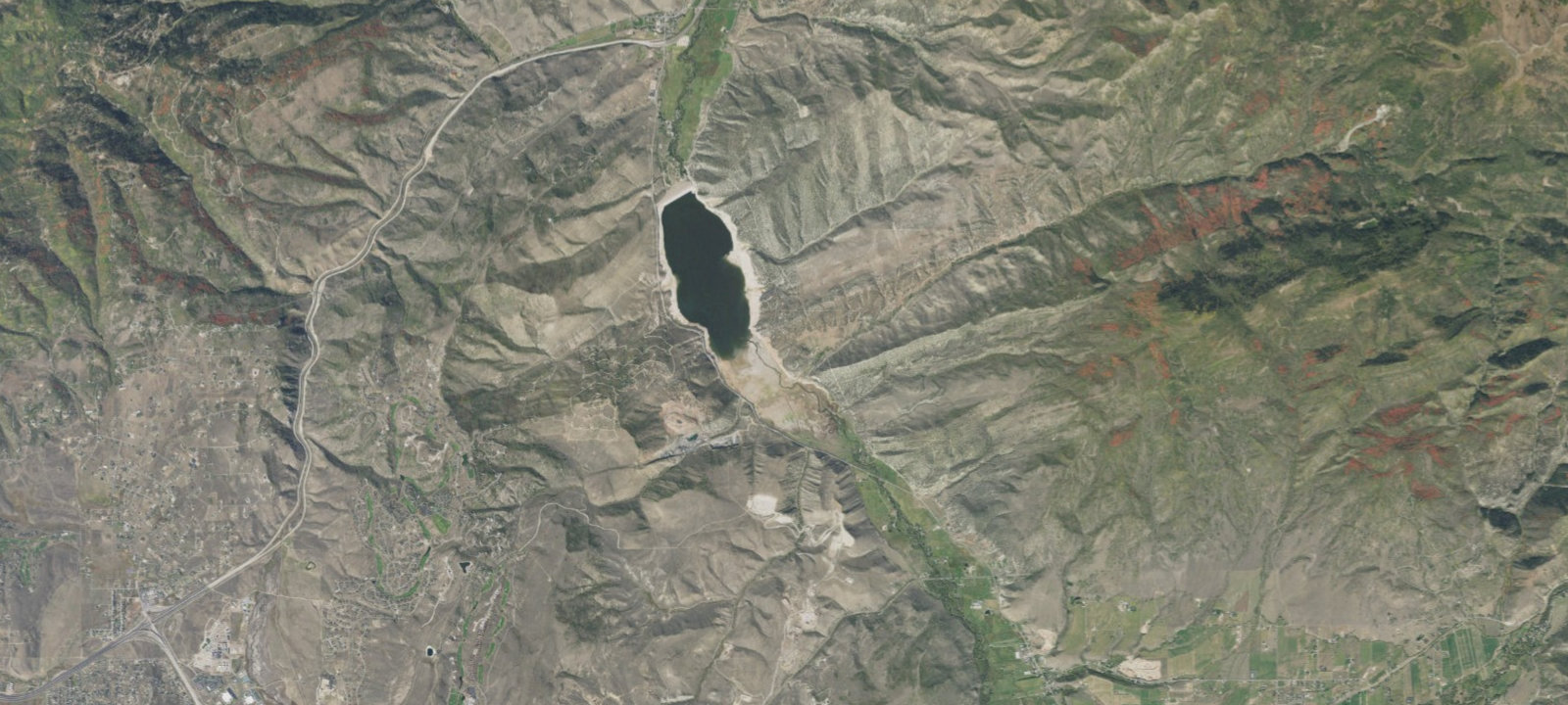 Map of Twin Coves Campground