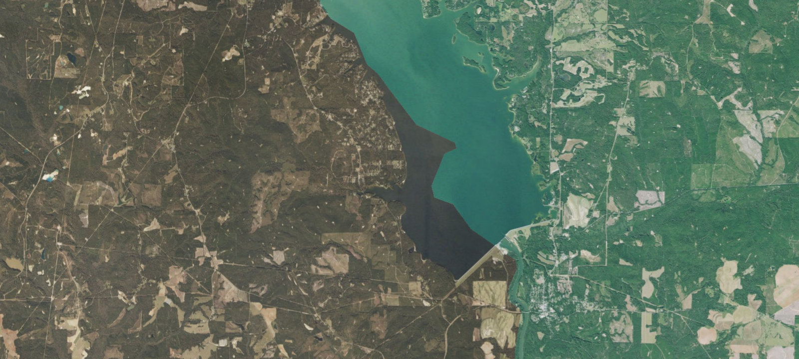 Map of Hardridge Creek