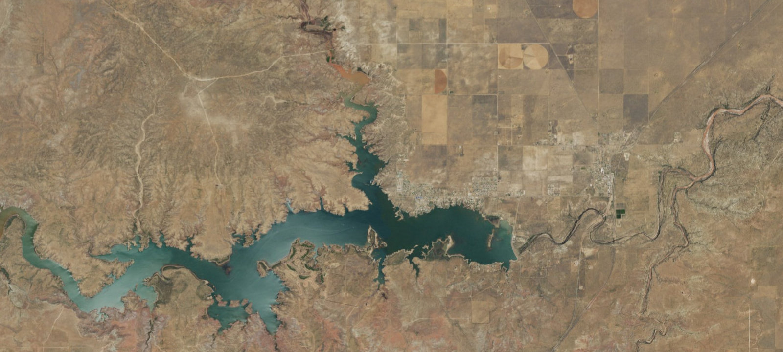 Map of Ute Lake State Park Campground