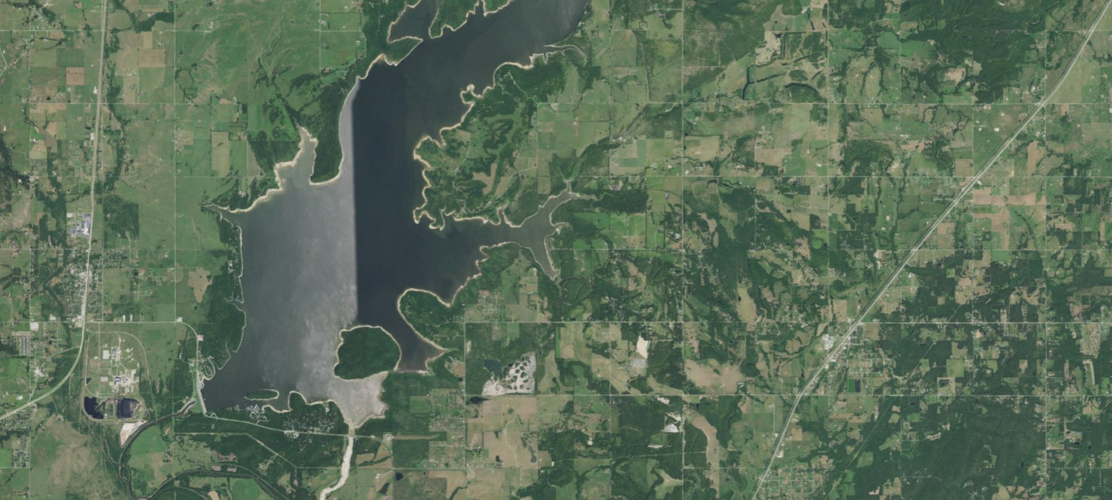 Map of Blue Creek