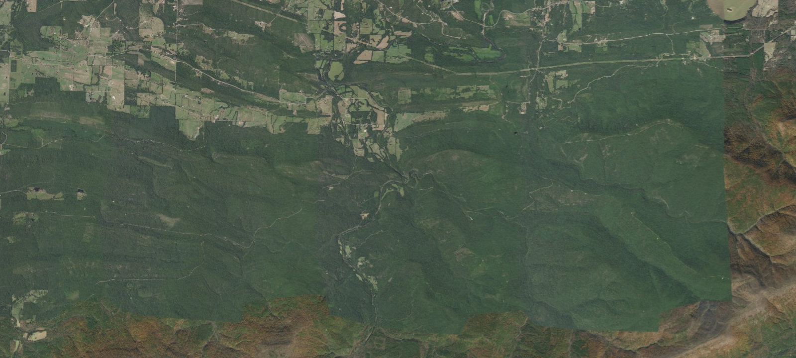 Map of Jack Creek Recreation Area