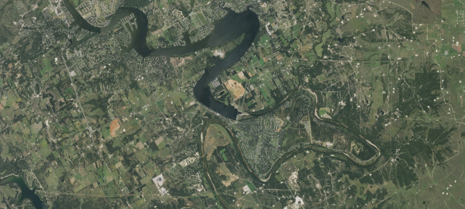 Map of De Cordova Bend Park