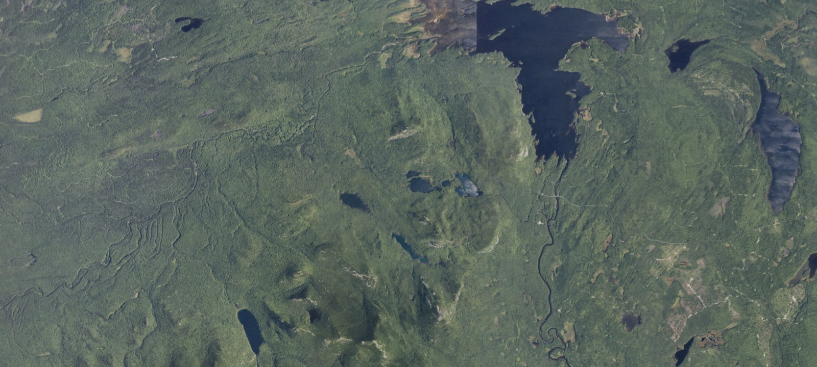 Map of Long Pond Outlet Tentsite