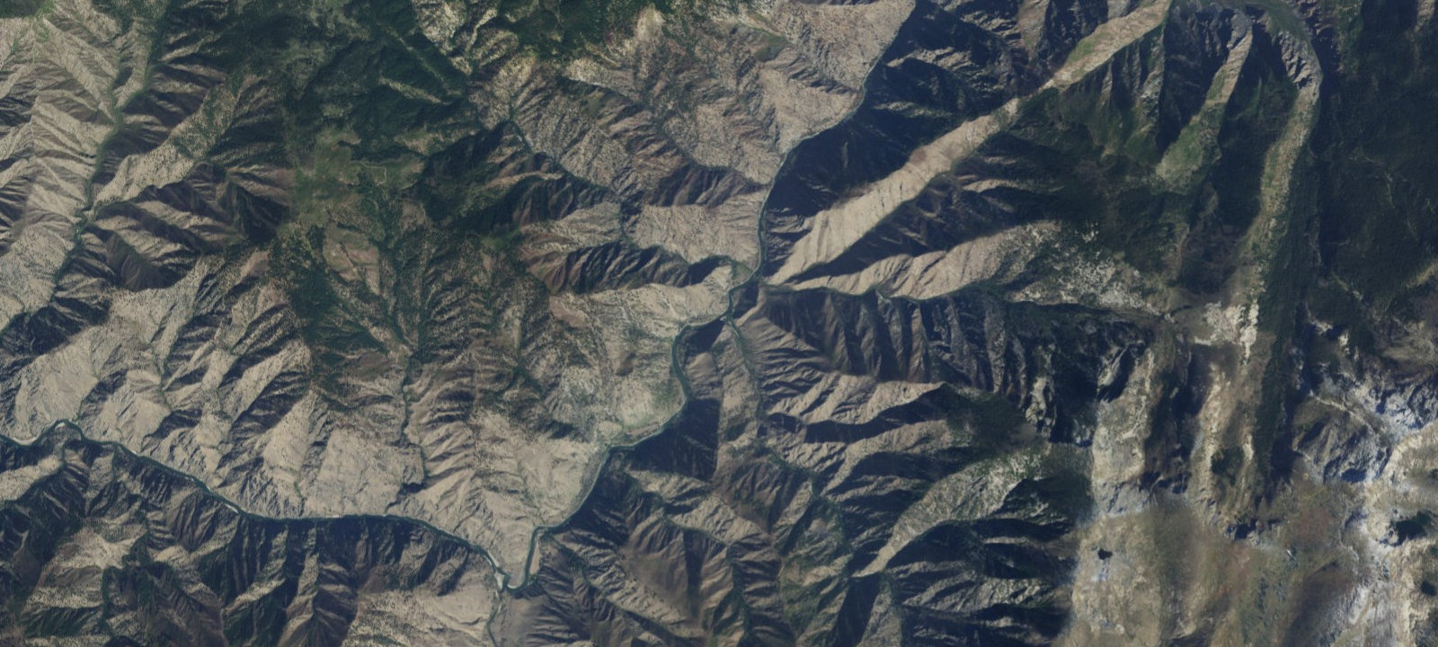 Map of Little Buckskin Campsite