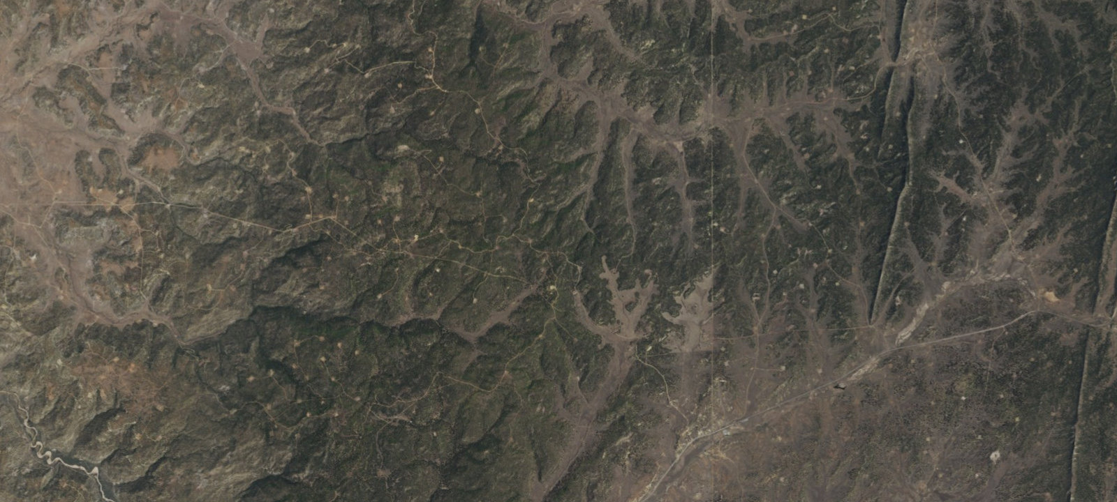 Map of Primitive Campsite