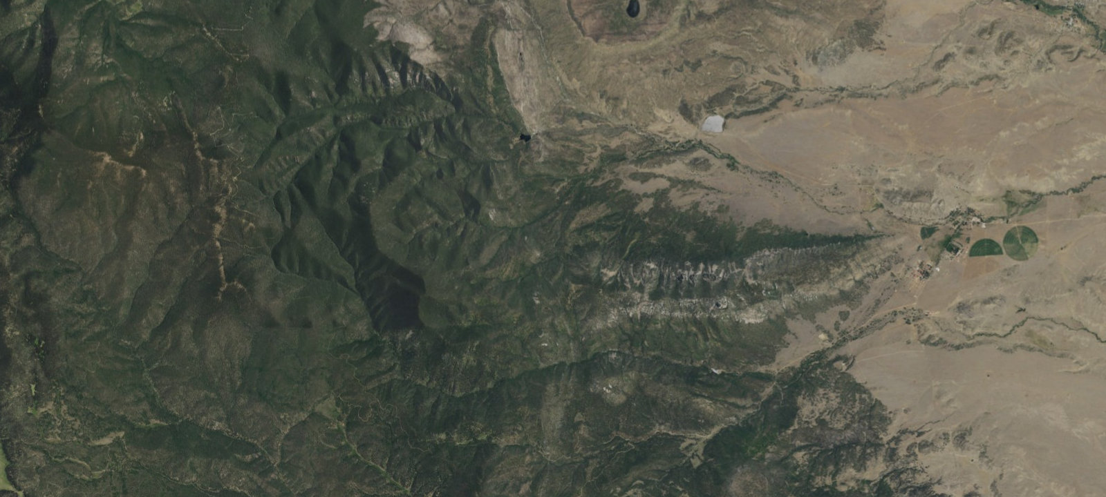 Map of Upper Clarks Fork Camp