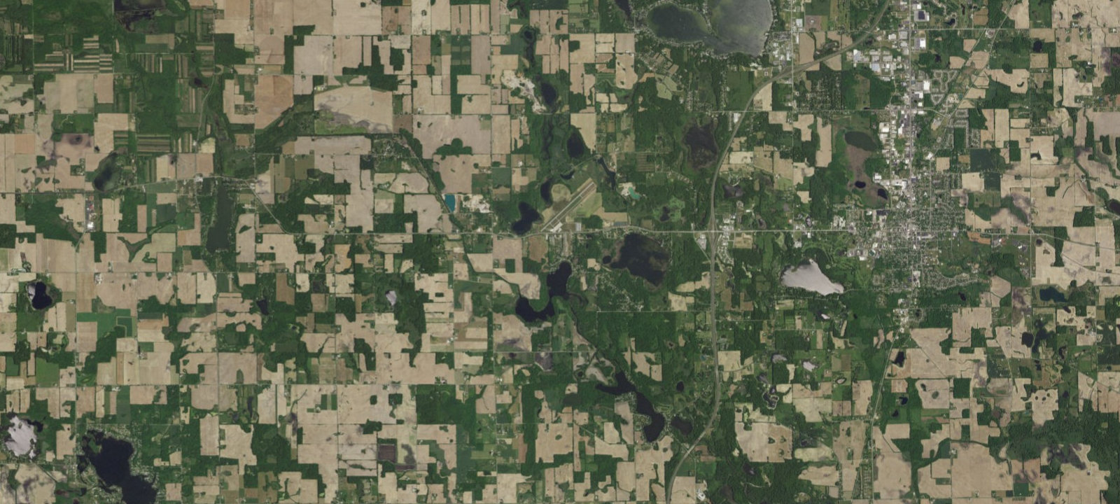 Map of Angola / Hogback Lake KOA Holiday