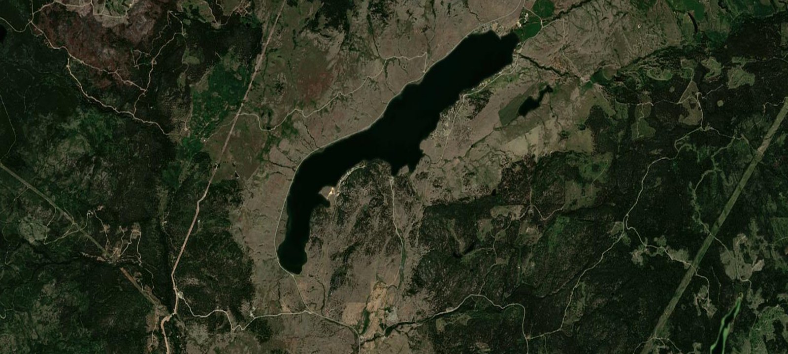 Map of Stump Lake Recreation Site