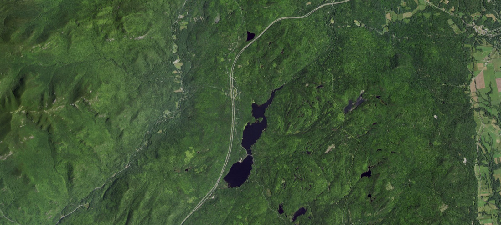 Map of Lincoln Pond Campground