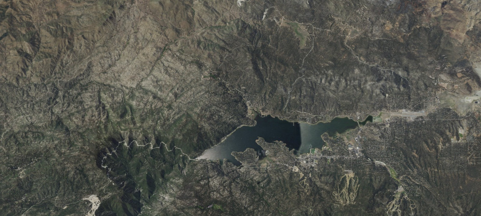 Map of Big Bear Yellow Post Site #1