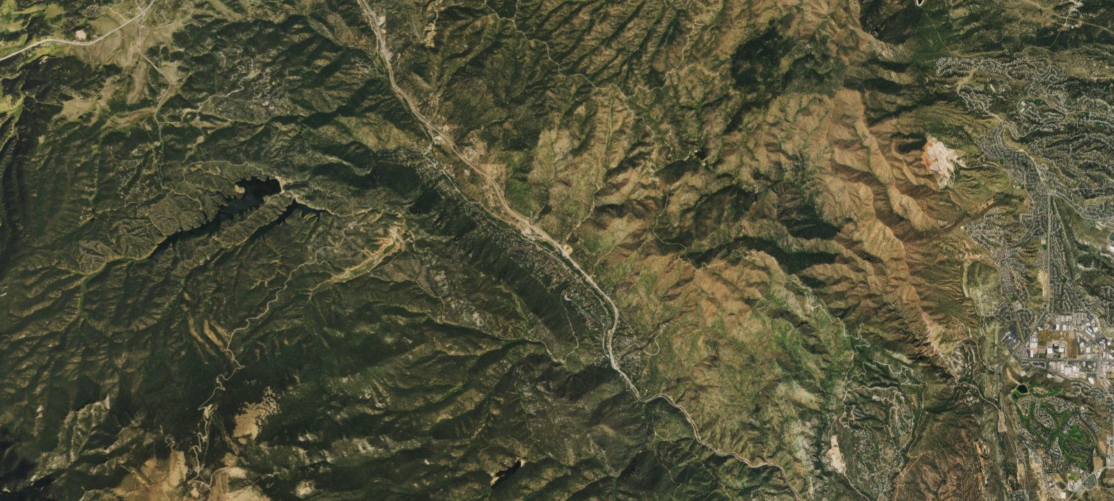 Map of Lone Duck Campground and Cabins