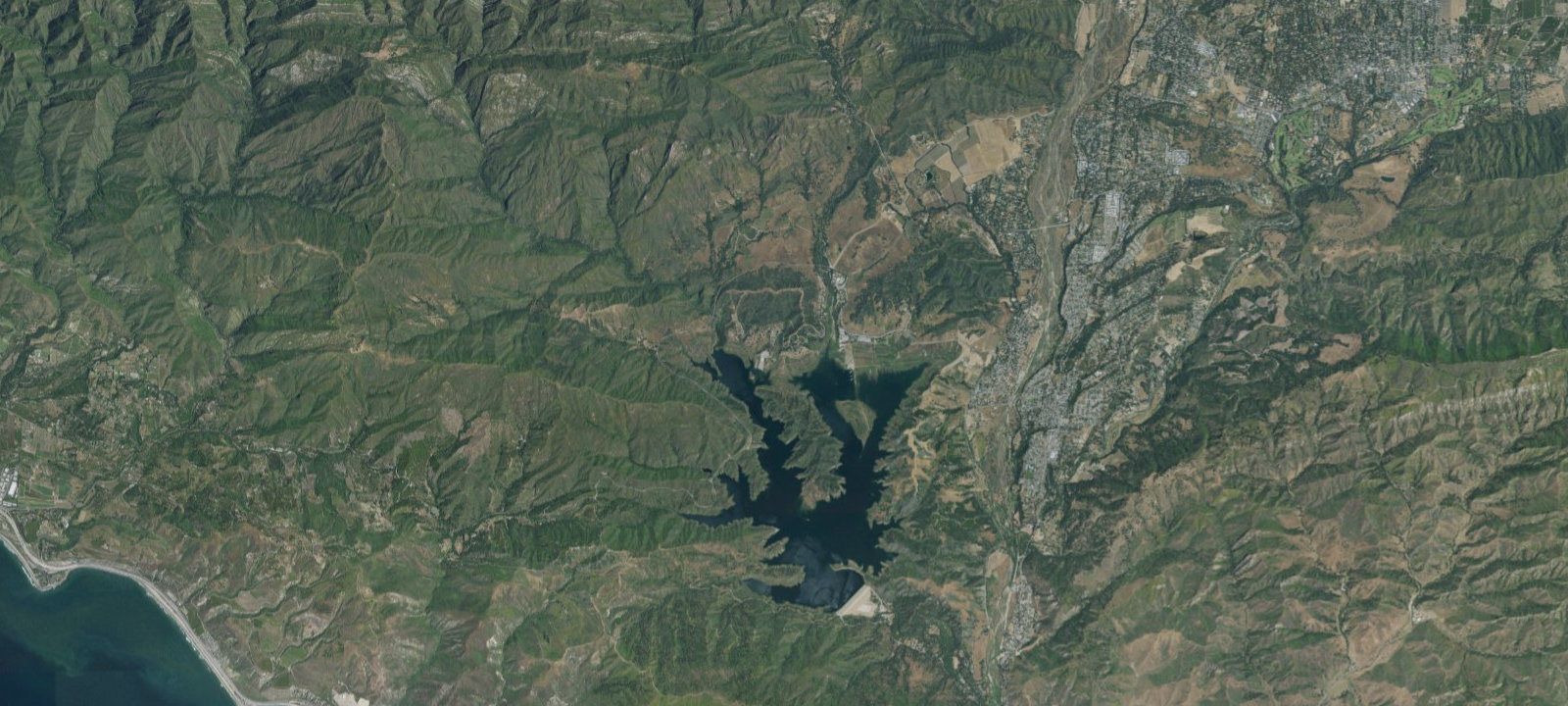 Map of Grebe Campground
