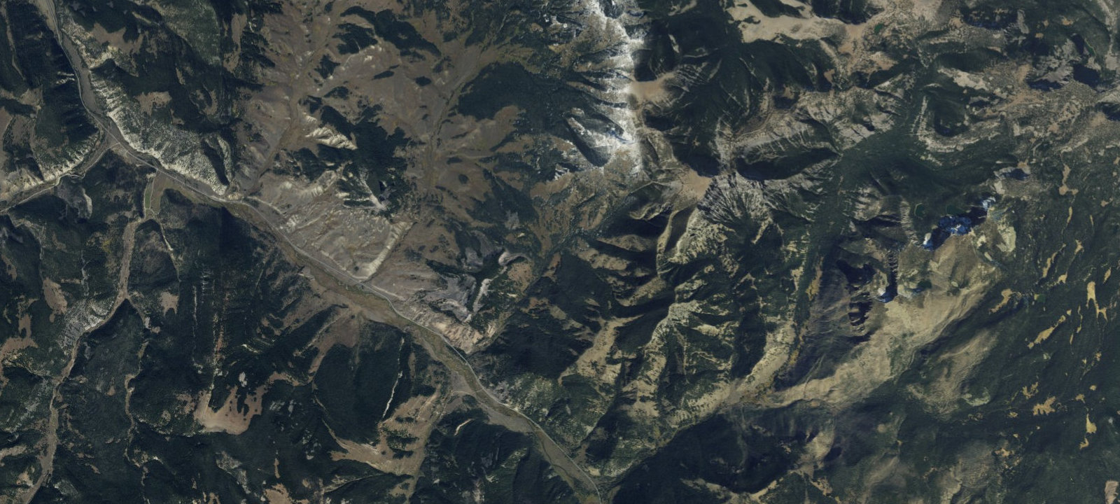 Map of Black Butte Creek