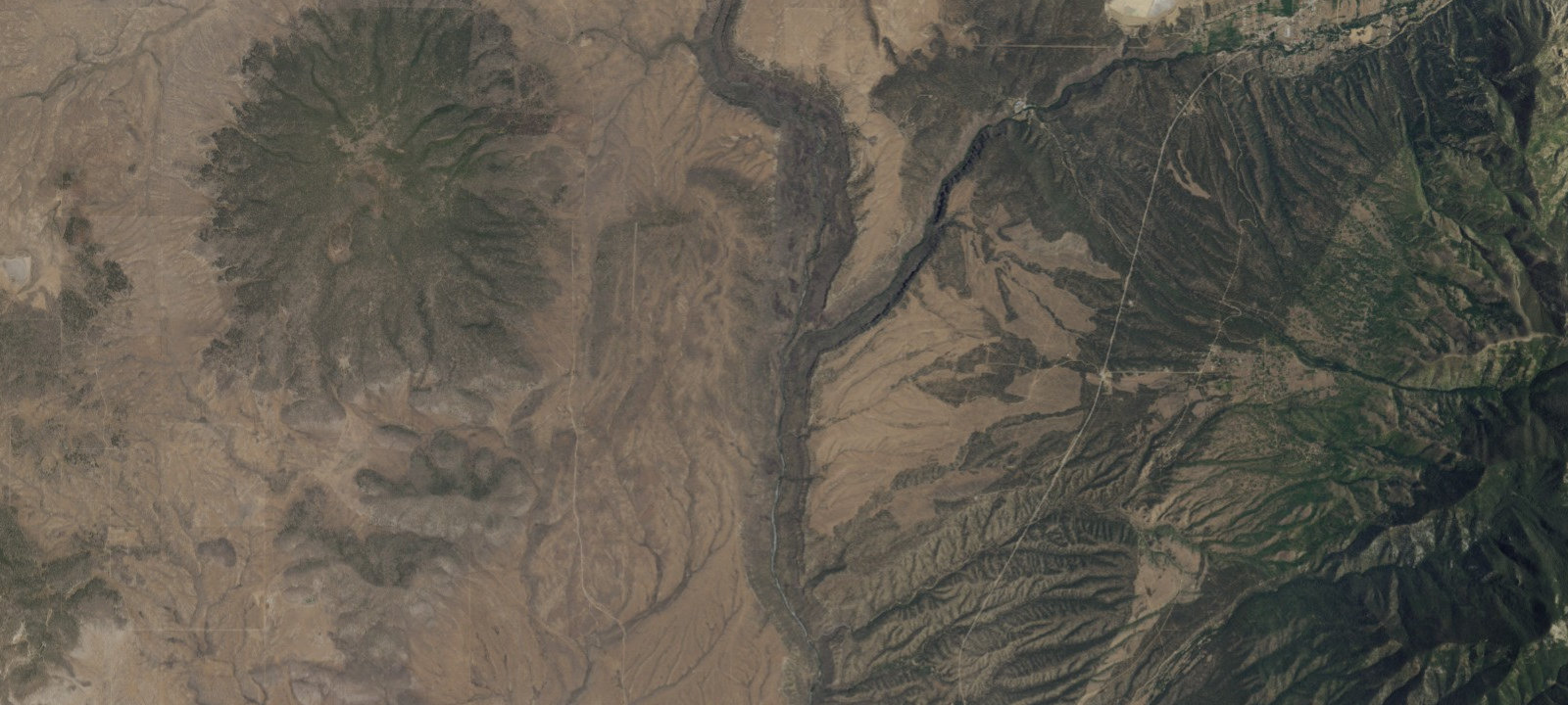 Map of Primitive Campsite
