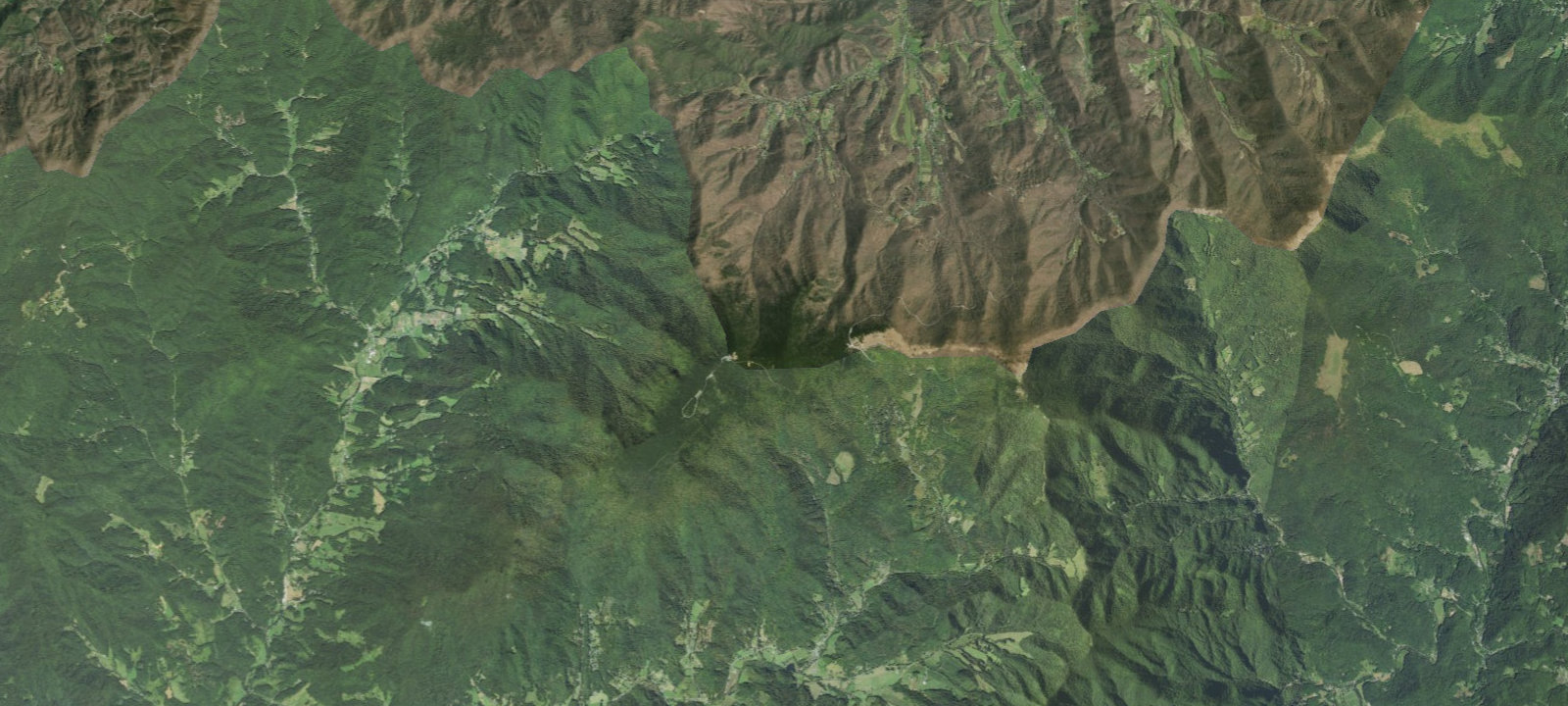 Map of A.T. Roan High Knob Shelter