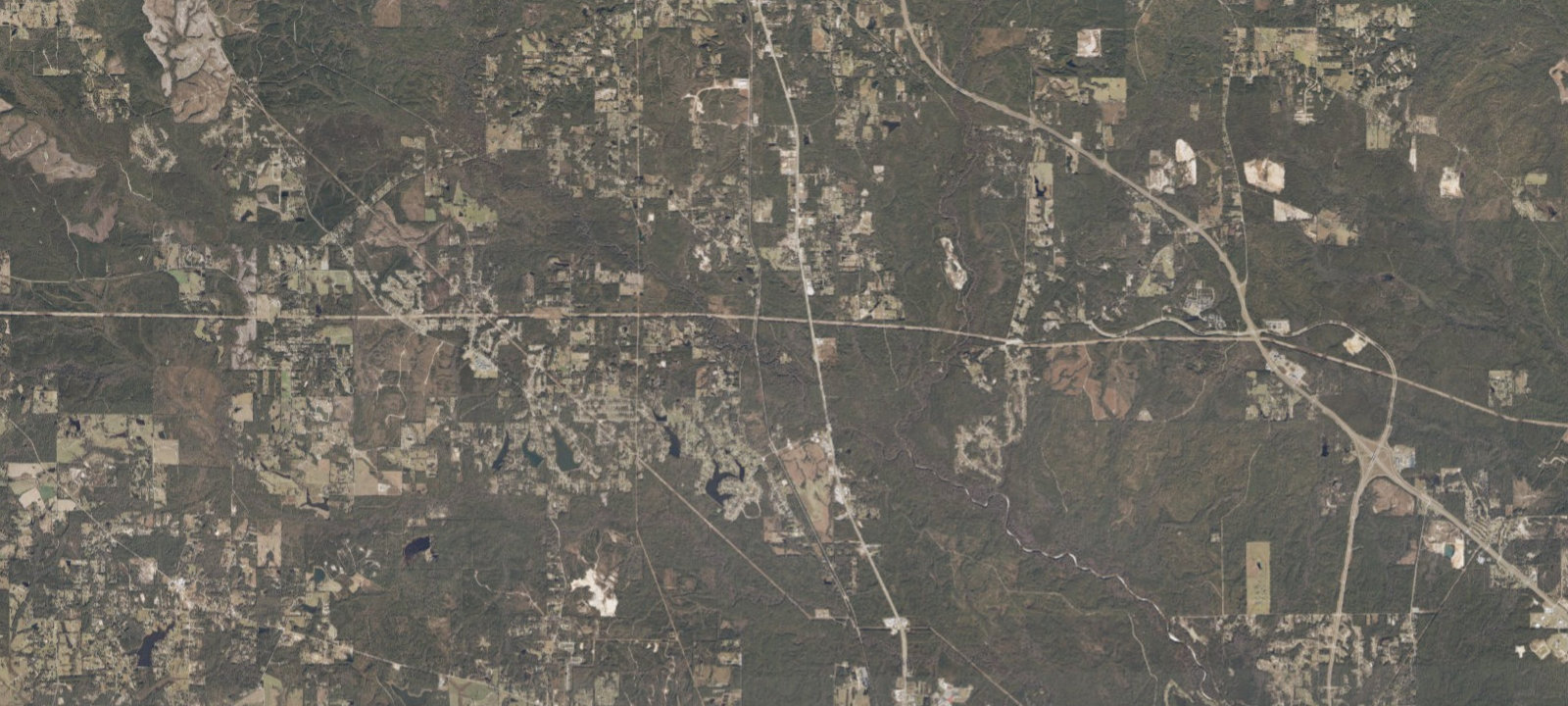 Map of Big Biloxi Recreation Area
