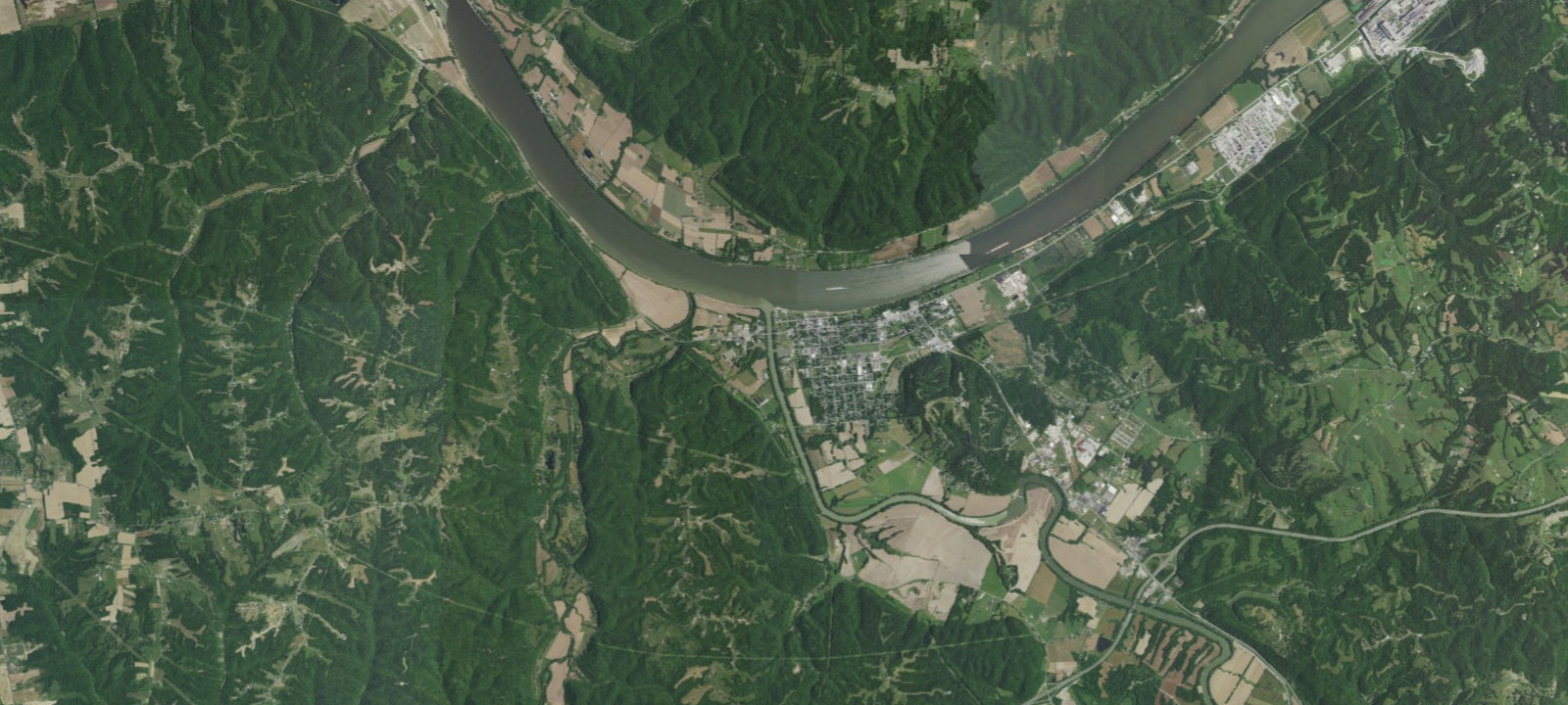 Map of Two Rivers Campground