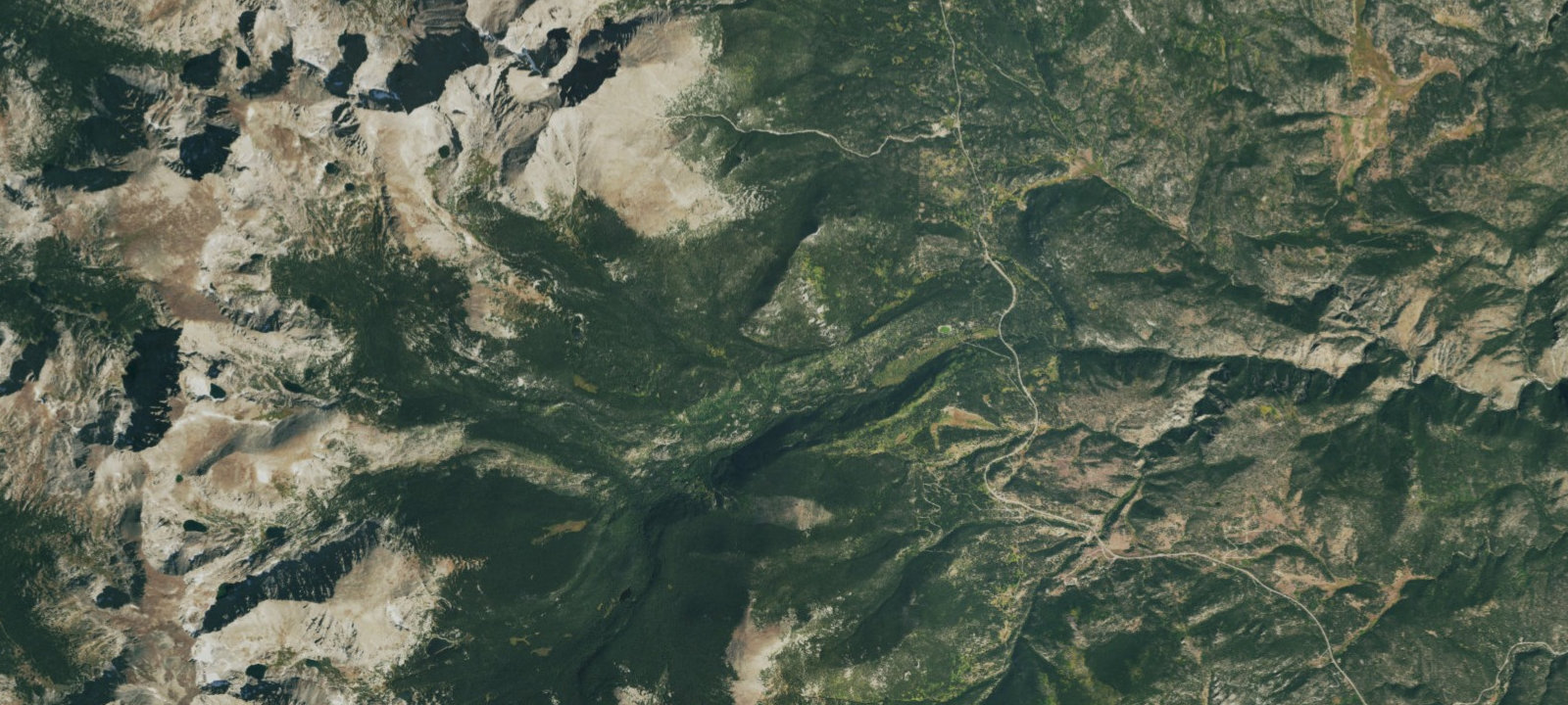 Map of Campers Creek