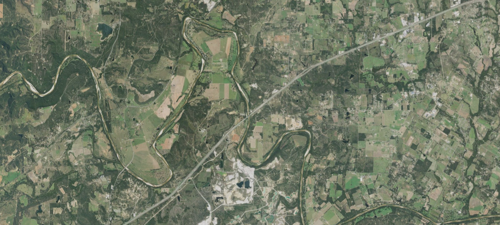 Map of Brazos River Campground