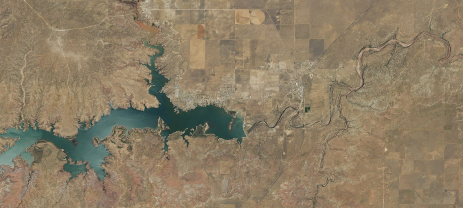 Map of Ute Lake State Park