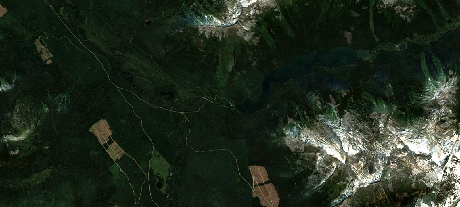 Map of Ghost Lake Recreation Site