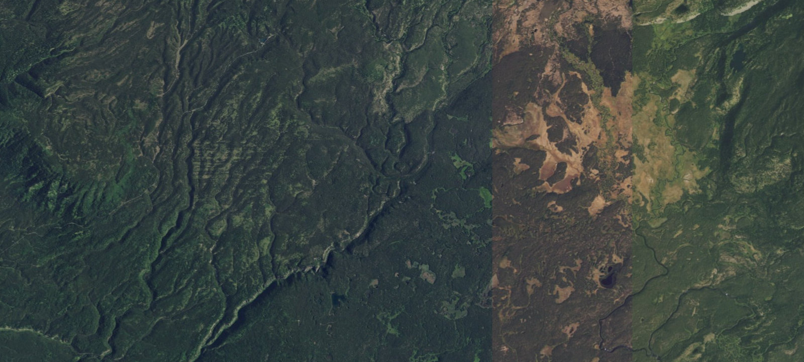Map of Little Robinson Creek