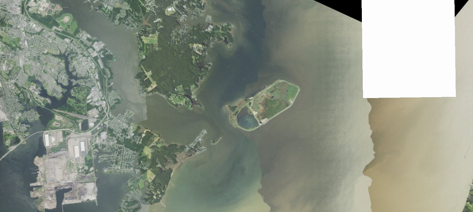 Map of Hart-Miller Island State Park Campground