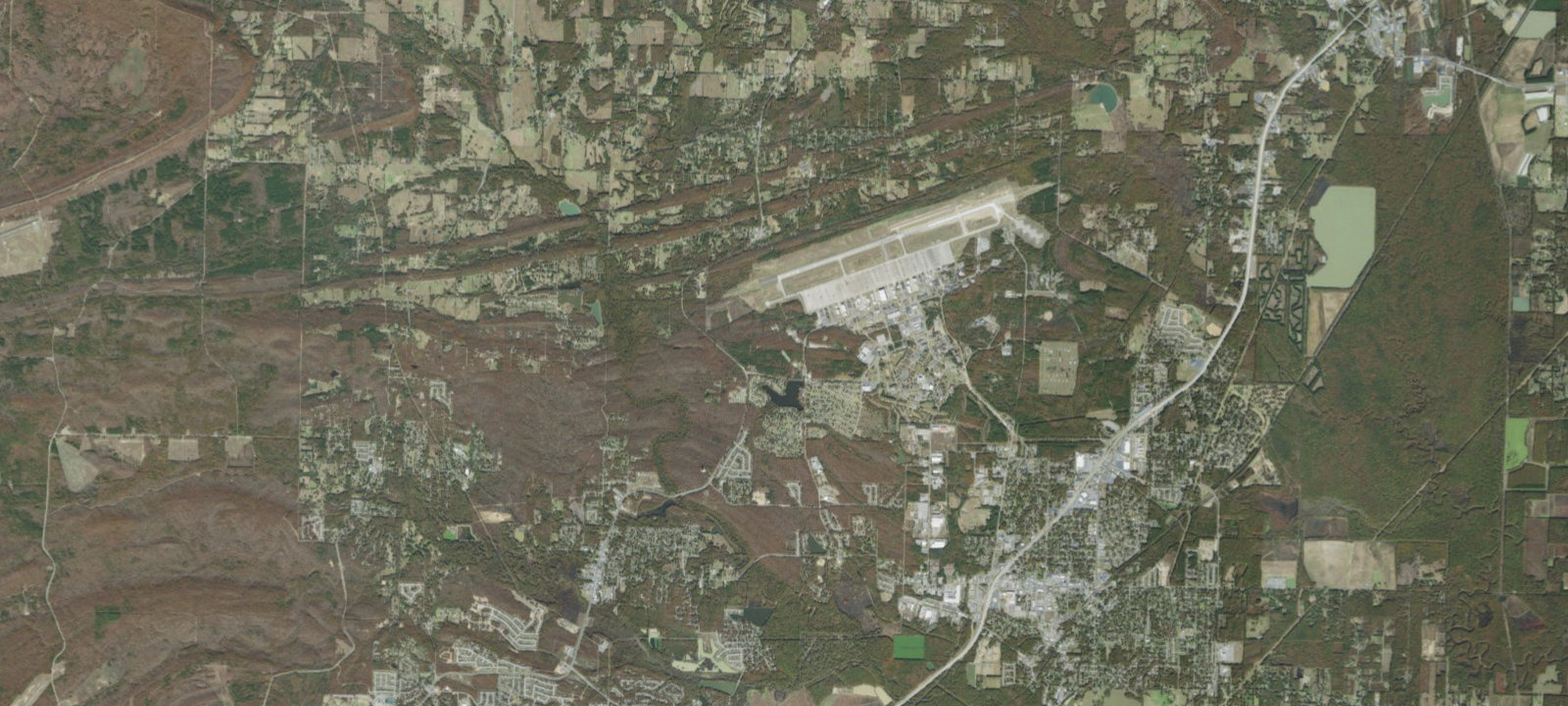 Map of Little Rock AFB FamCamp