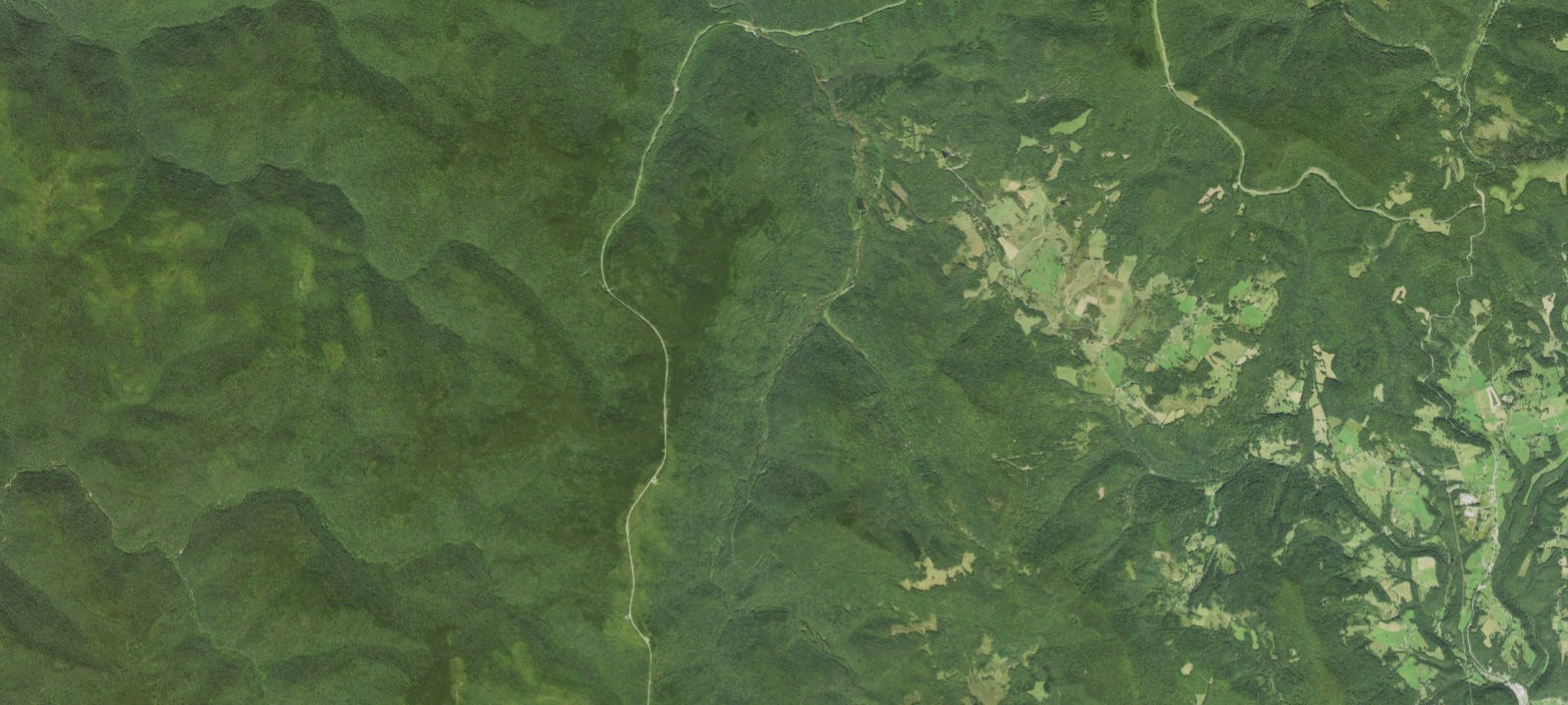 Map of Day Run Campground
